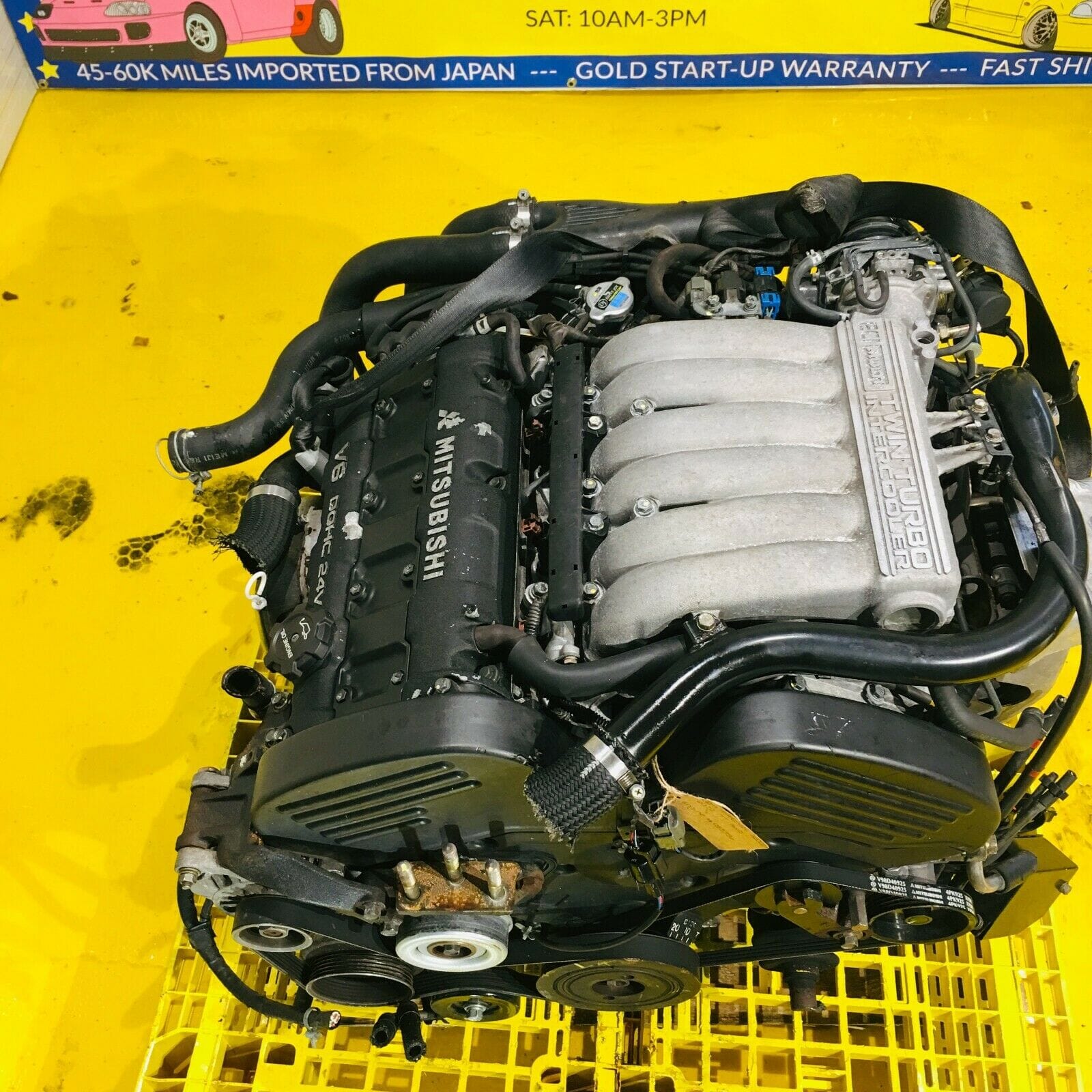 Dodge Stealth 1994-1997 Twin Turbo 3.0L V6 Engine Motor - 6G72TT (Engine Only)