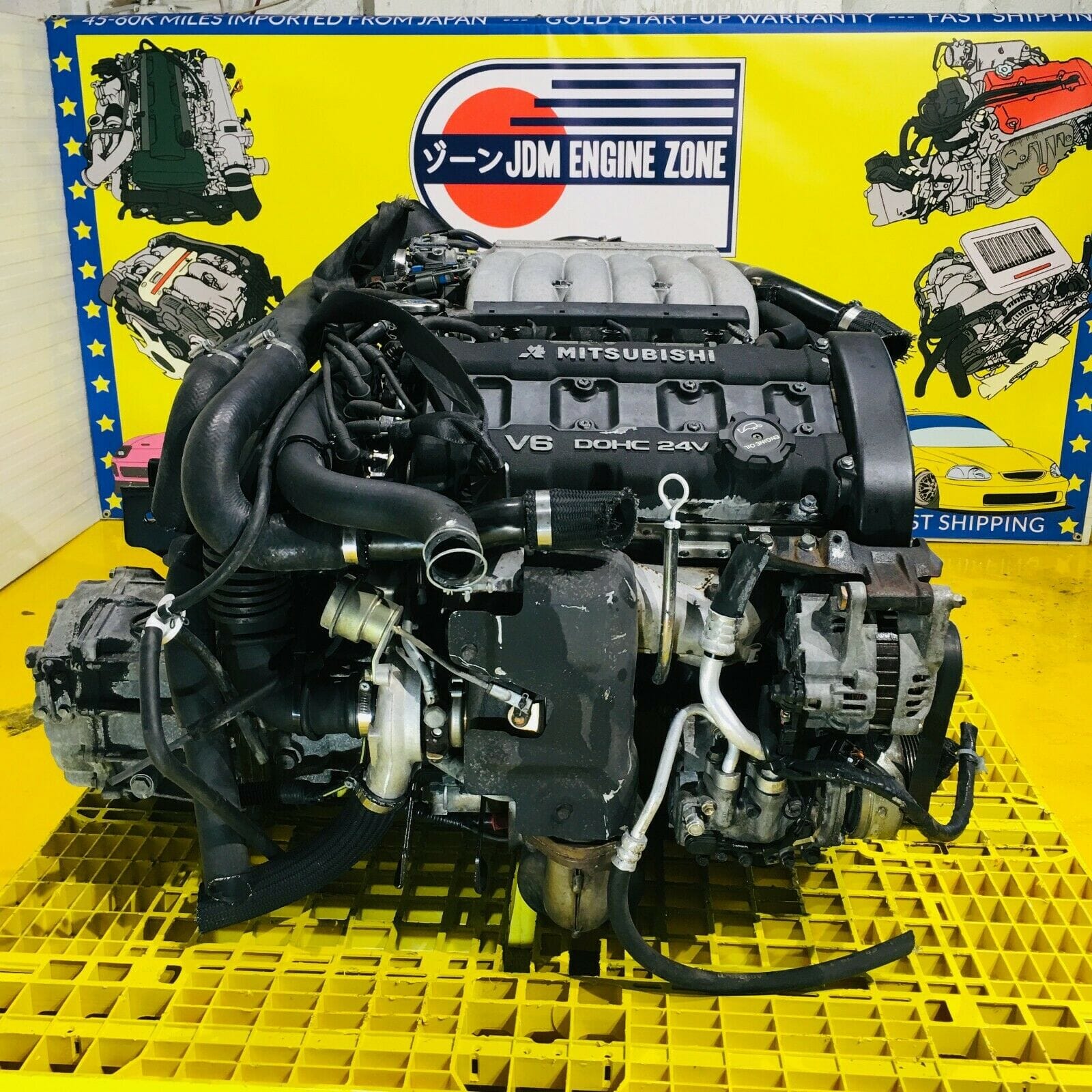 Dodge Stealth 1994-1997 Twin Turbo 3.0L V6 Engine Motor - 6G72TT (Engine Only)