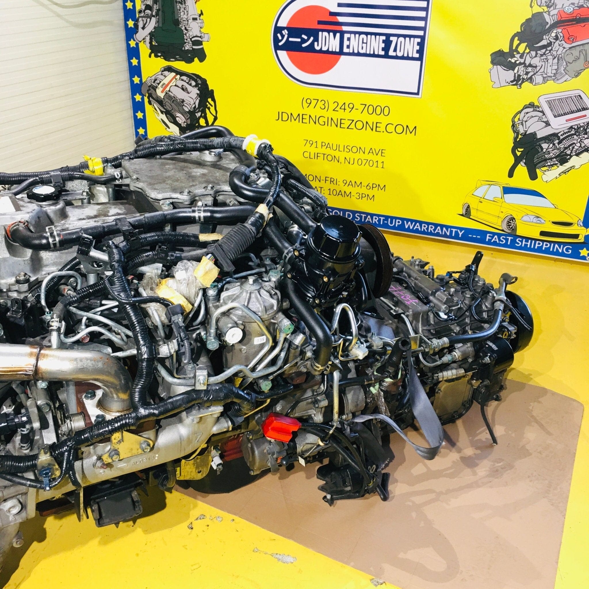 Hino Ranger 500 Series 7.0l 5 Cylinder Turbo Diesel JDM Engine Only - J07E