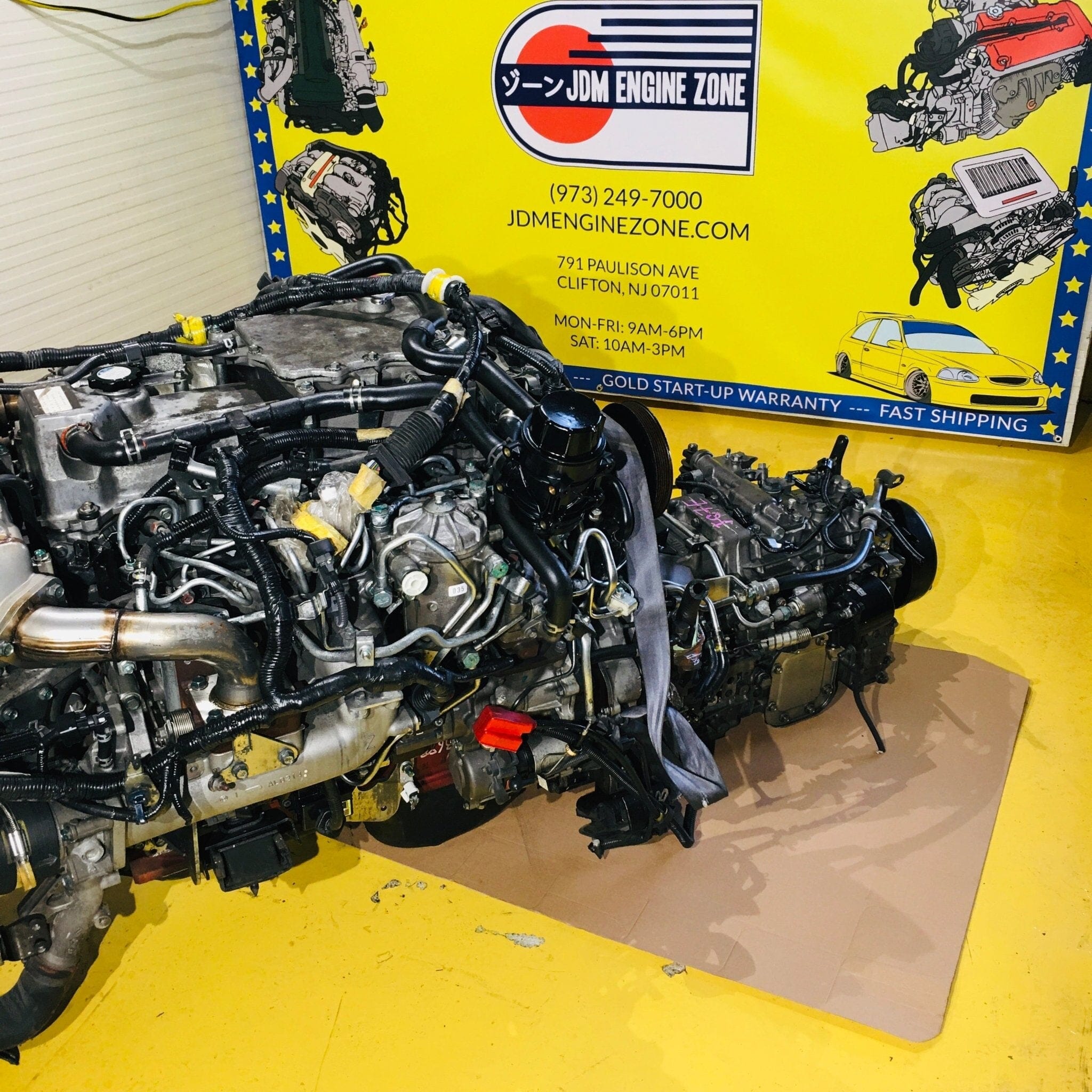 Hino Ranger 500 Series 7.0l 5 Cylinder Turbo Diesel JDM Engine Only - J07E