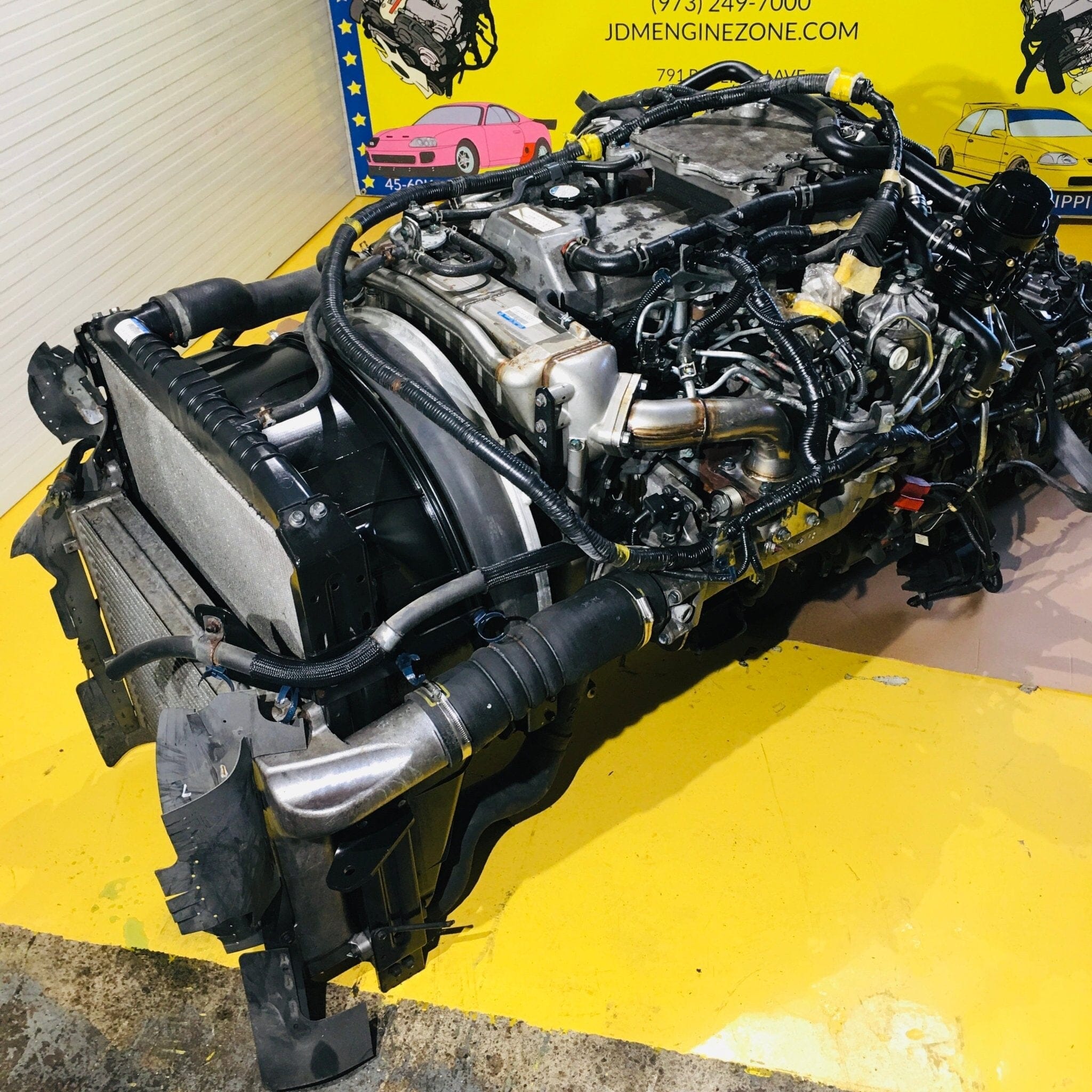 Hino Ranger 500 Series 7.0l 5 Cylinder Turbo Diesel JDM Engine Only - J07E