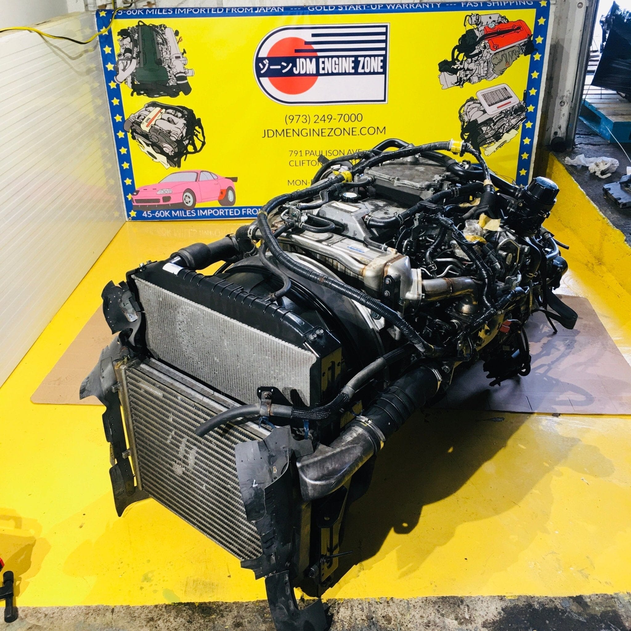 Hino Ranger 500 Series 7.0l 5 Cylinder Turbo Diesel Rwd Complete Engine Swap With 5 Speed Manual - J07E