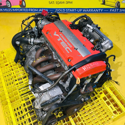 Honda Accord Euro-R 1997-2001 2.2L Vtec Dohc JDM Full Engine Transmission Lsd Swap - H22a Euro-R Redtop