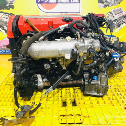 Honda Accord Euro-R 1997-2001 2.2L Vtec Dohc JDM Full Engine Transmission Lsd Swap - H22a Euro-R Redtop