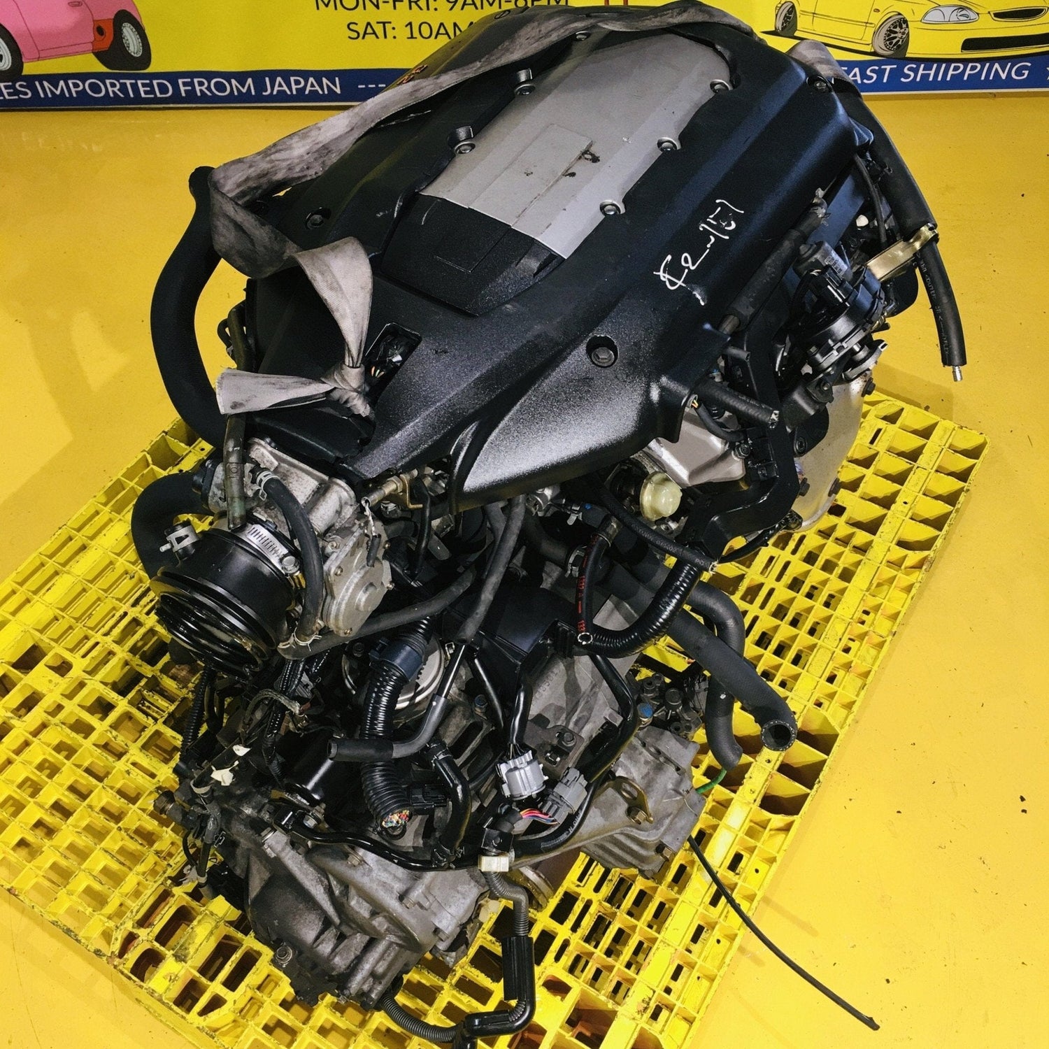 Honda Acura Tl (2001-2003) 3.2l Jdm Complete Engine With 4 Speed Auto Transmission Swap J32a