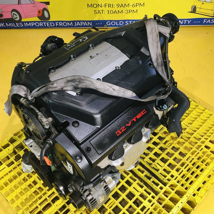 Honda Acura Tl (2001-2003) 3.2l Jdm Complete Engine With 4 Speed Auto Transmission Swap J32a