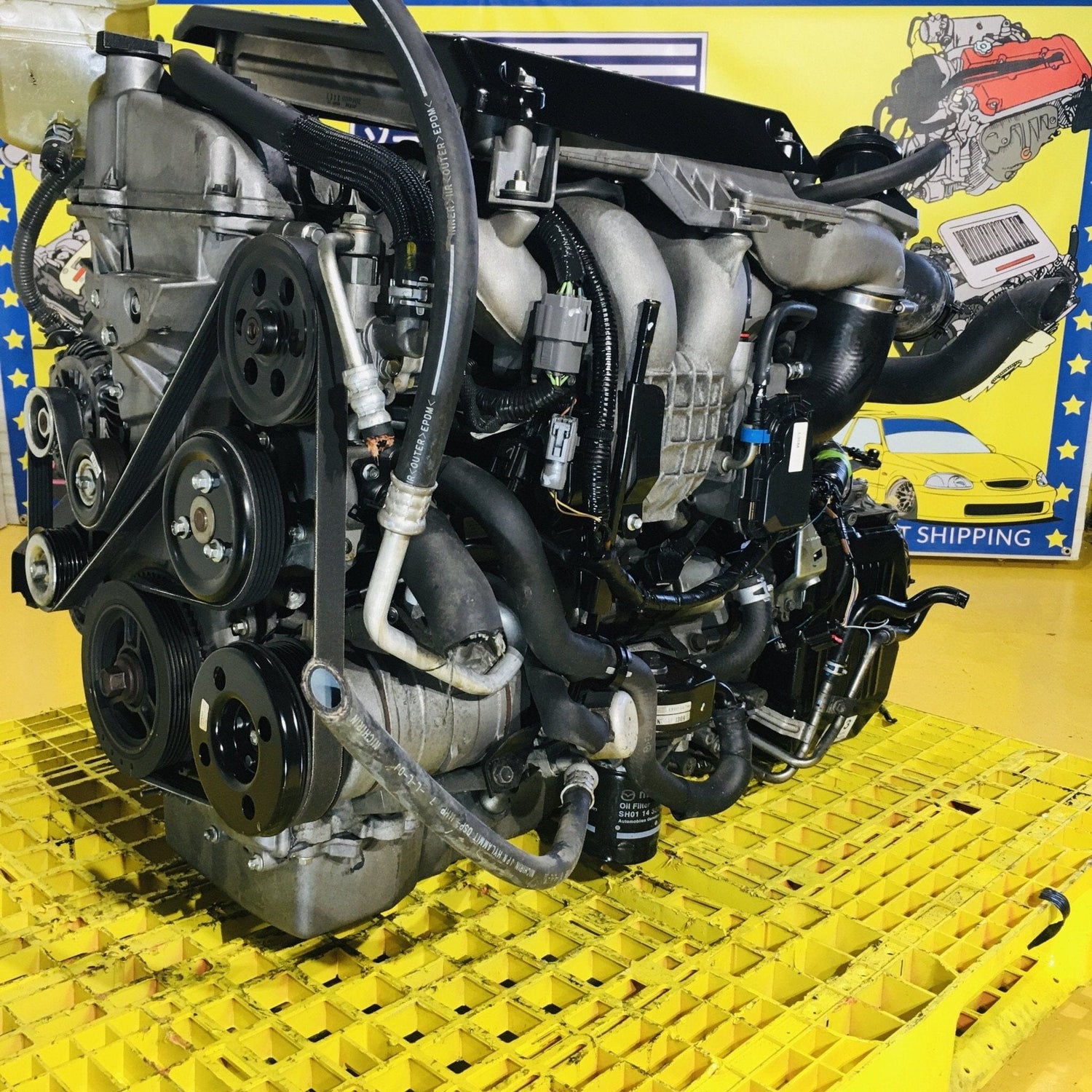 Mazda Cx-7 (2006-2012) 2.3l Turbo Jdm Engine Actual Swap 