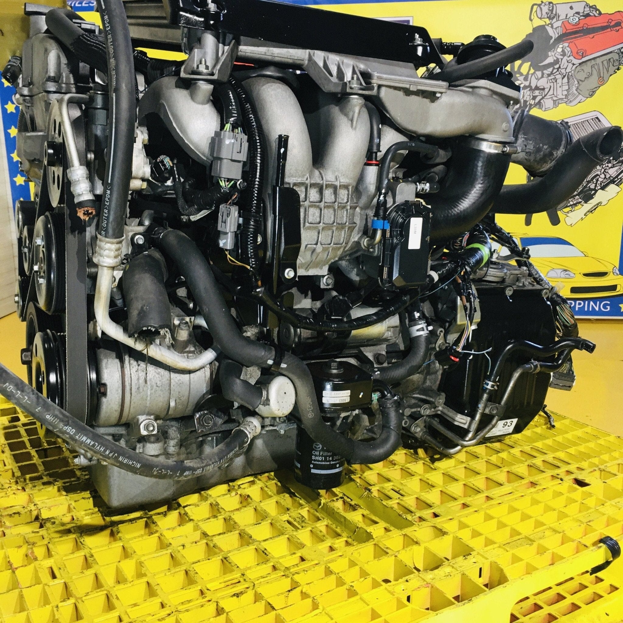 Mazda Cx-7 (2006-2012) 2.3l Turbo Jdm Engine Actual Swap 