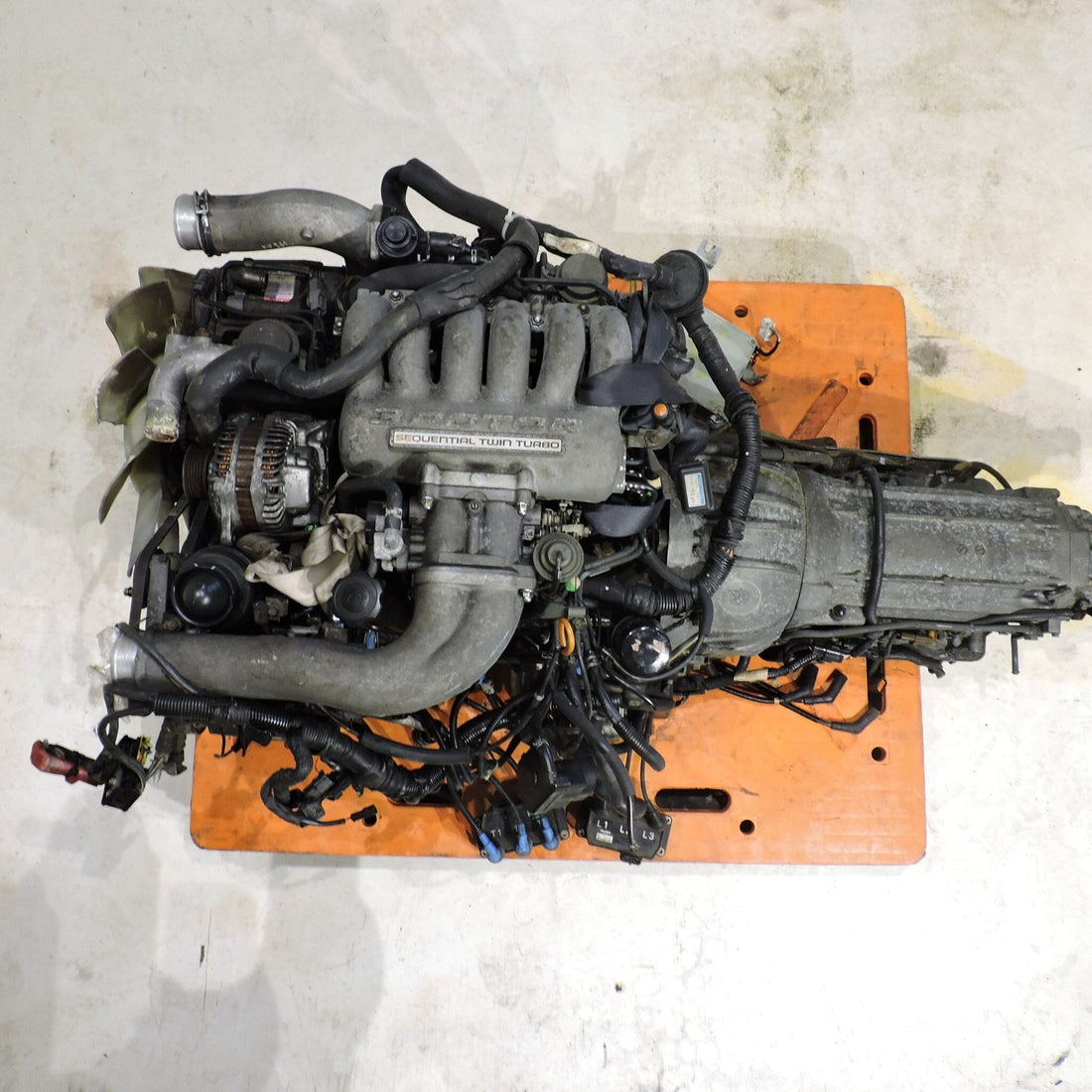 Mazda Eunos Cosmo Engine RWD Auto Transmission 1990-1995 2.0L Three Rotor Twin Turbo JDM Swap - 20b-Rew 20b 3 Rotor