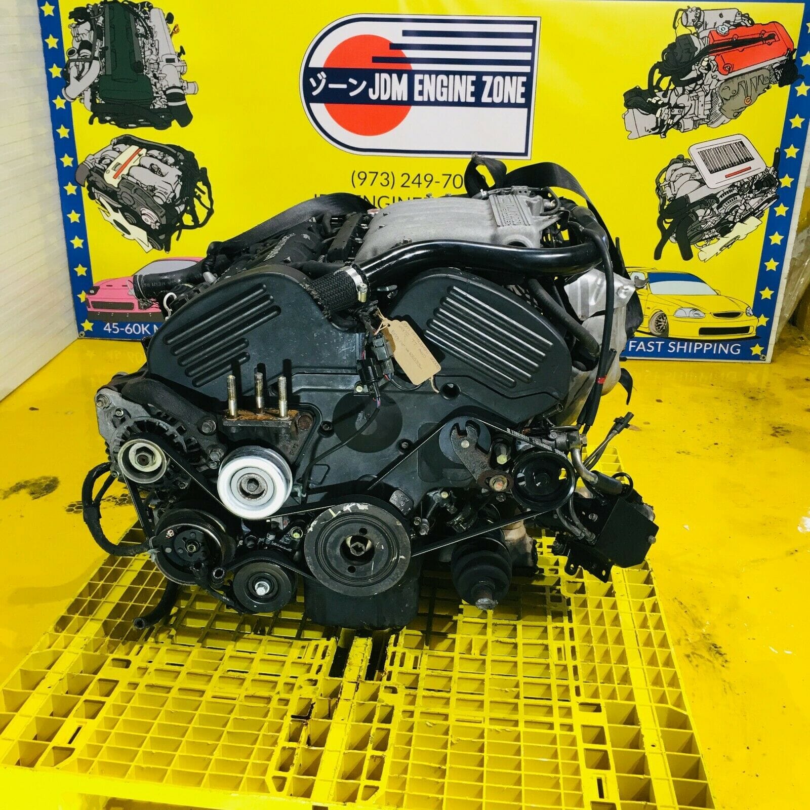 Mitsubishi 3000GT 1994-1997 Twin Turbo 3.0L 6 Speed JDM Engine Transmission Full Swap - 6G72TT