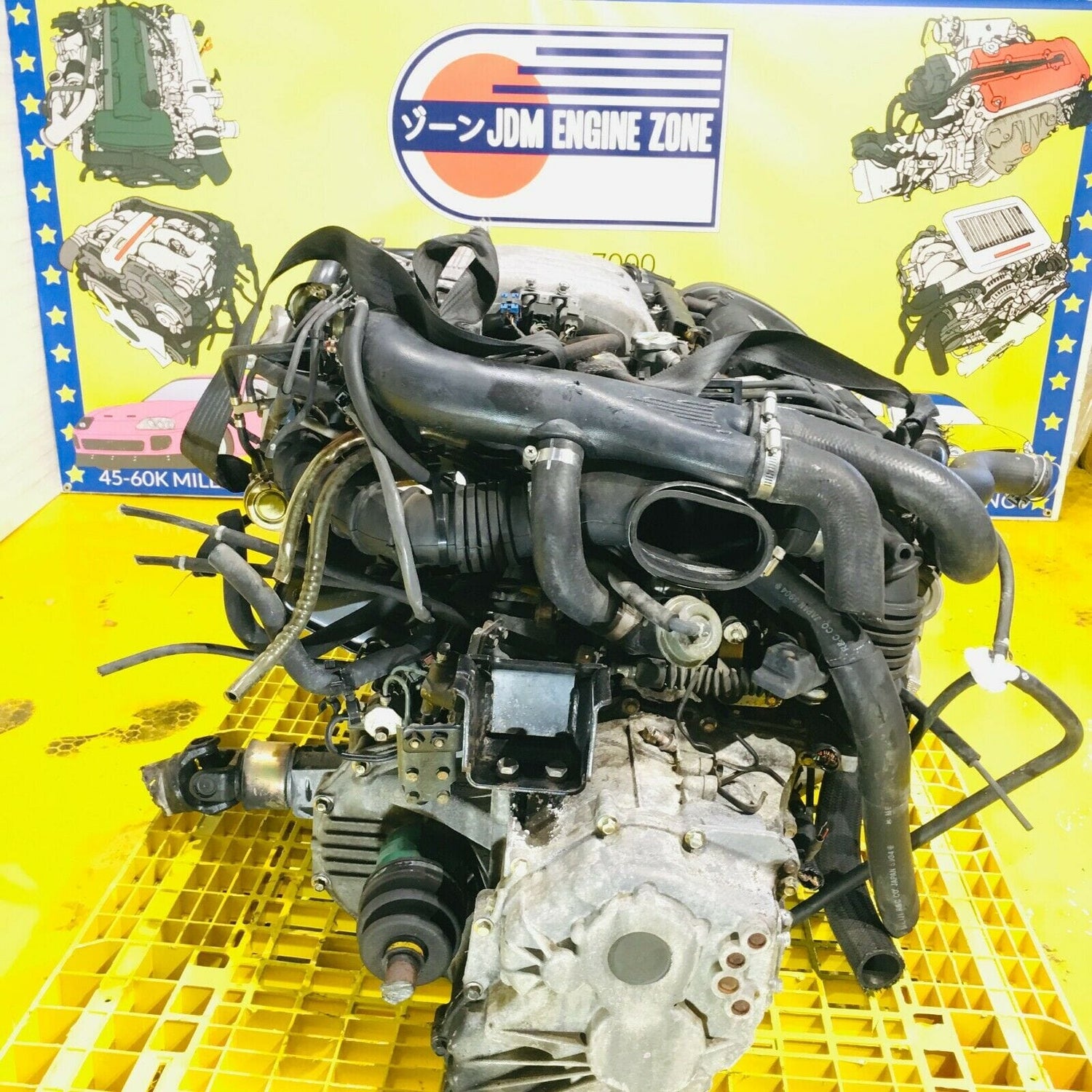 Mitsubishi 3000GT 1994-1997 Twin Turbo 3.0L 6 Speed JDM Engine Transmission Full Swap - 6G72TT