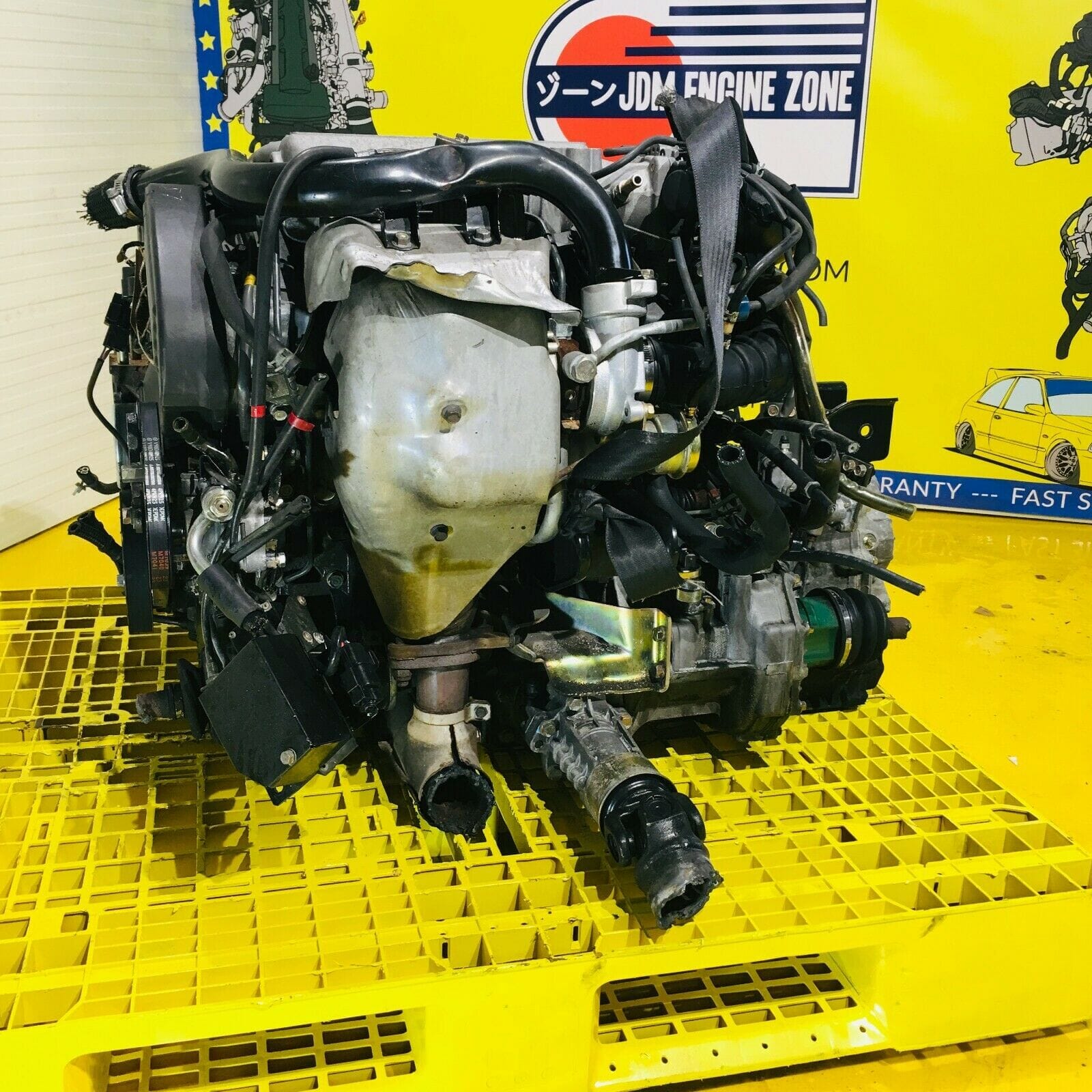 Mitsubishi 3000GT 1994-1997 Twin Turbo 3.0L 6 Speed JDM Engine Transmission Full Swap - 6G72TT