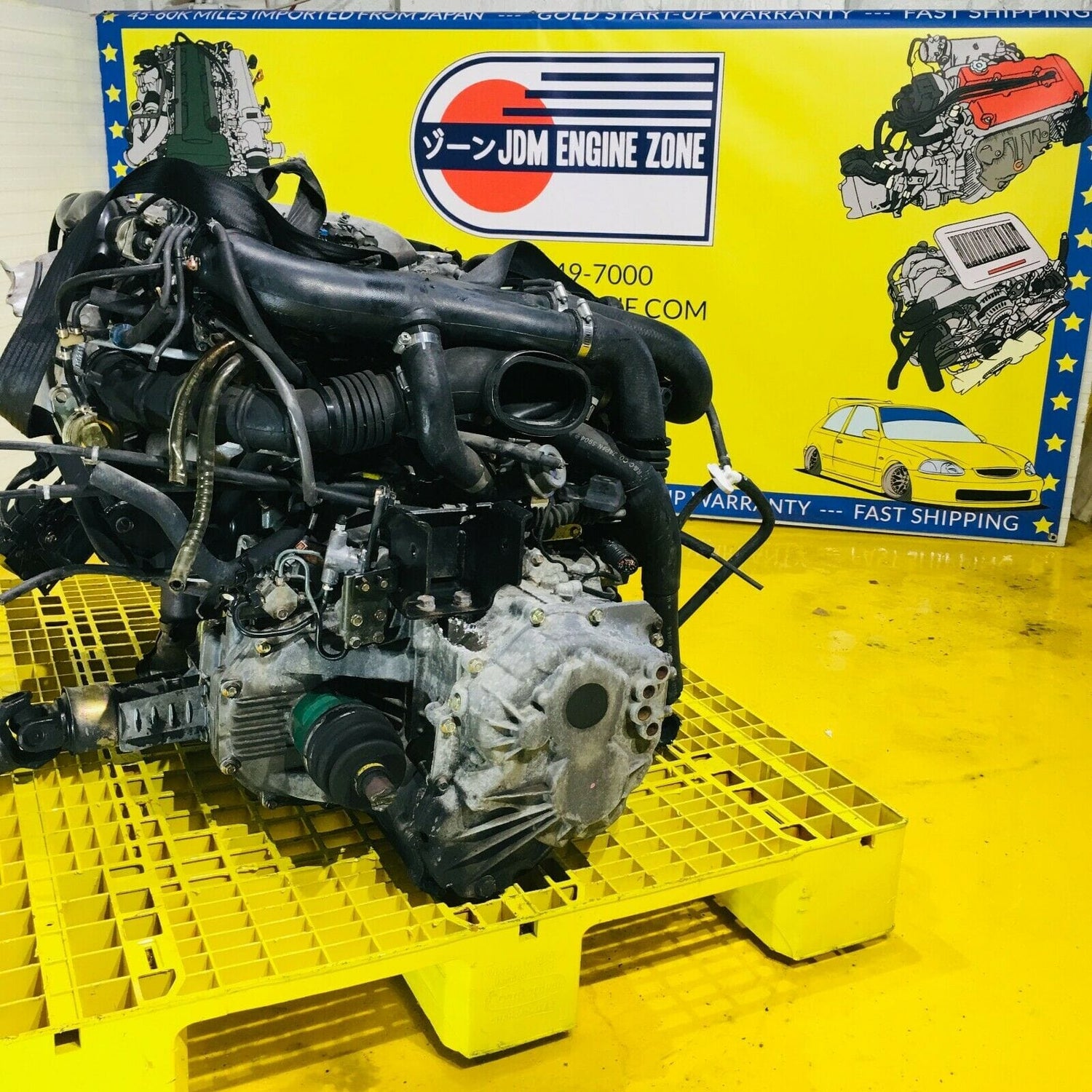 Mitsubishi 3000GT 1994-1997 Twin Turbo 3.0L 6 Speed JDM Engine Transmission Full Swap - 6G72TT