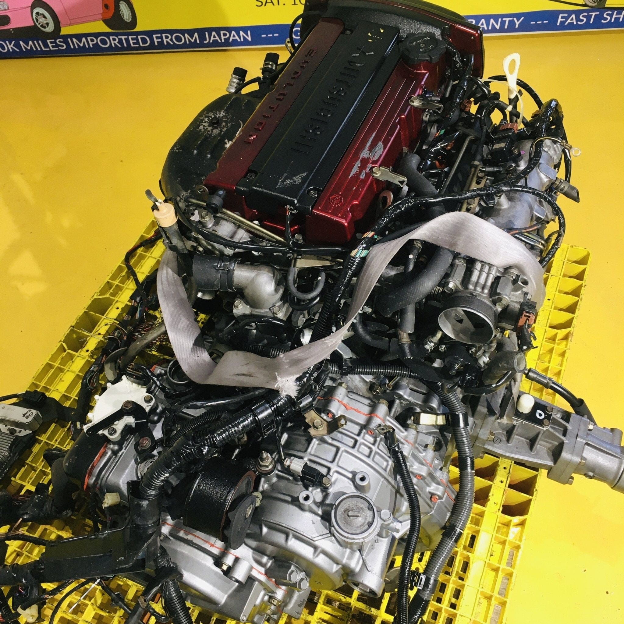 Mitsubishi Evolution 7 Vii 8 Viii Turbo 2.0l Jdm Engine Automatic Swap 