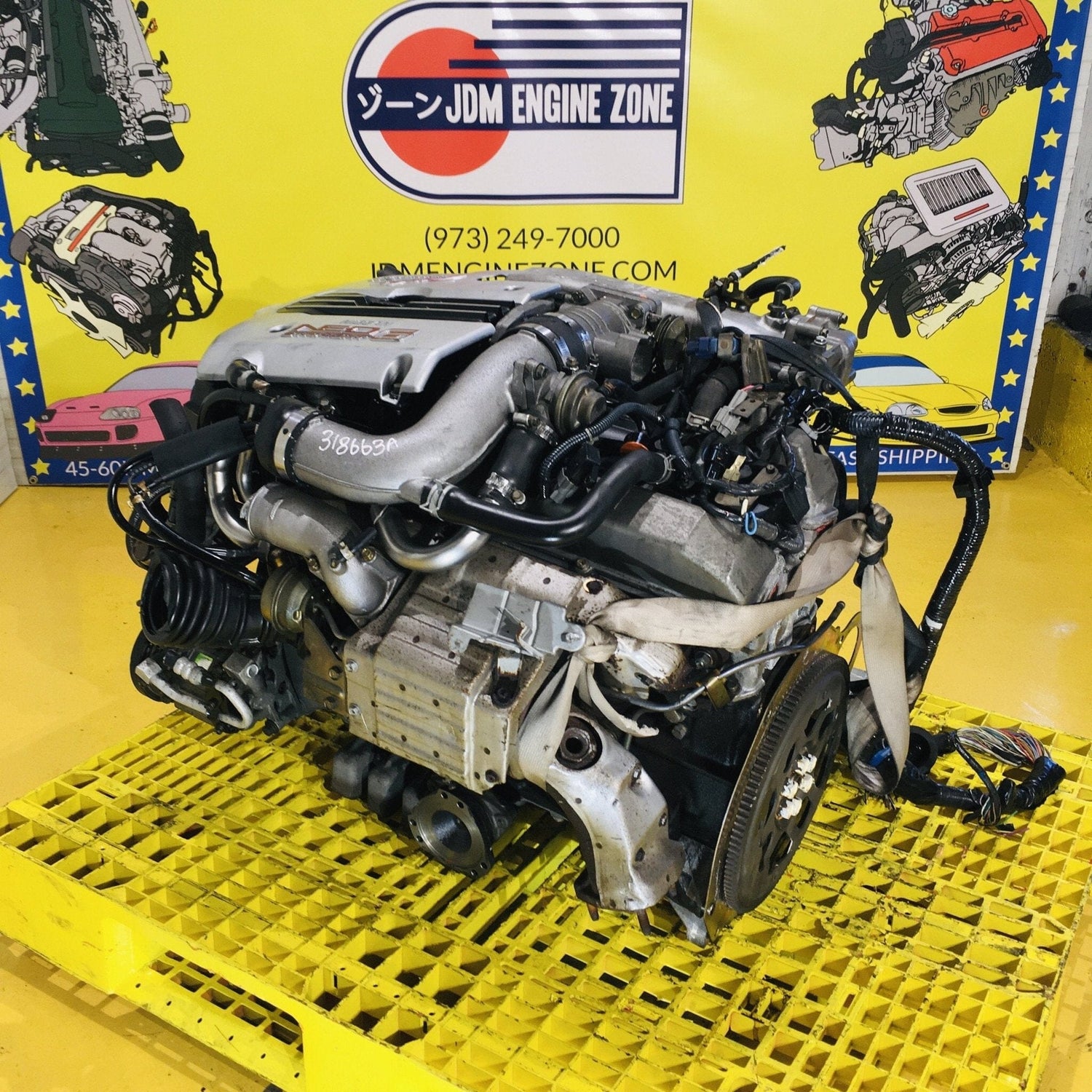 Nissan Skyline 2.5l Neo Vvl Straight 6 Turbo Rwd Complete Jdm Engine Swap 