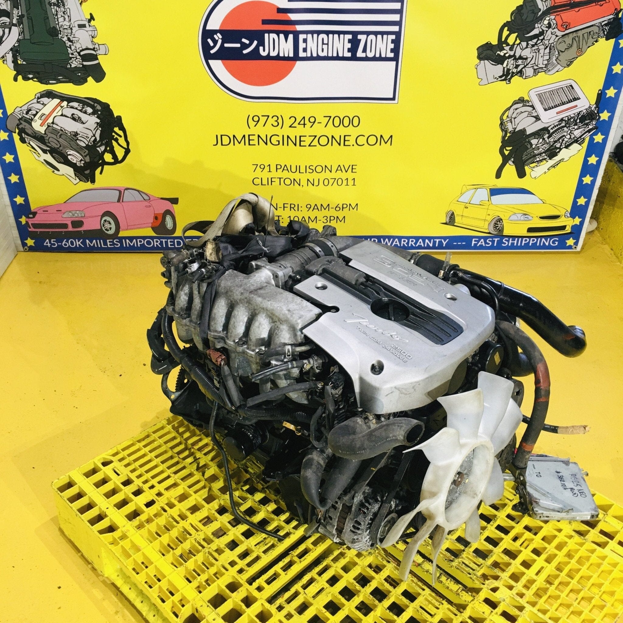 NISSAN SKYLINE 2.5L NEO VVL TURBO RWD COMPLETE JDM ENGINE SWAP 