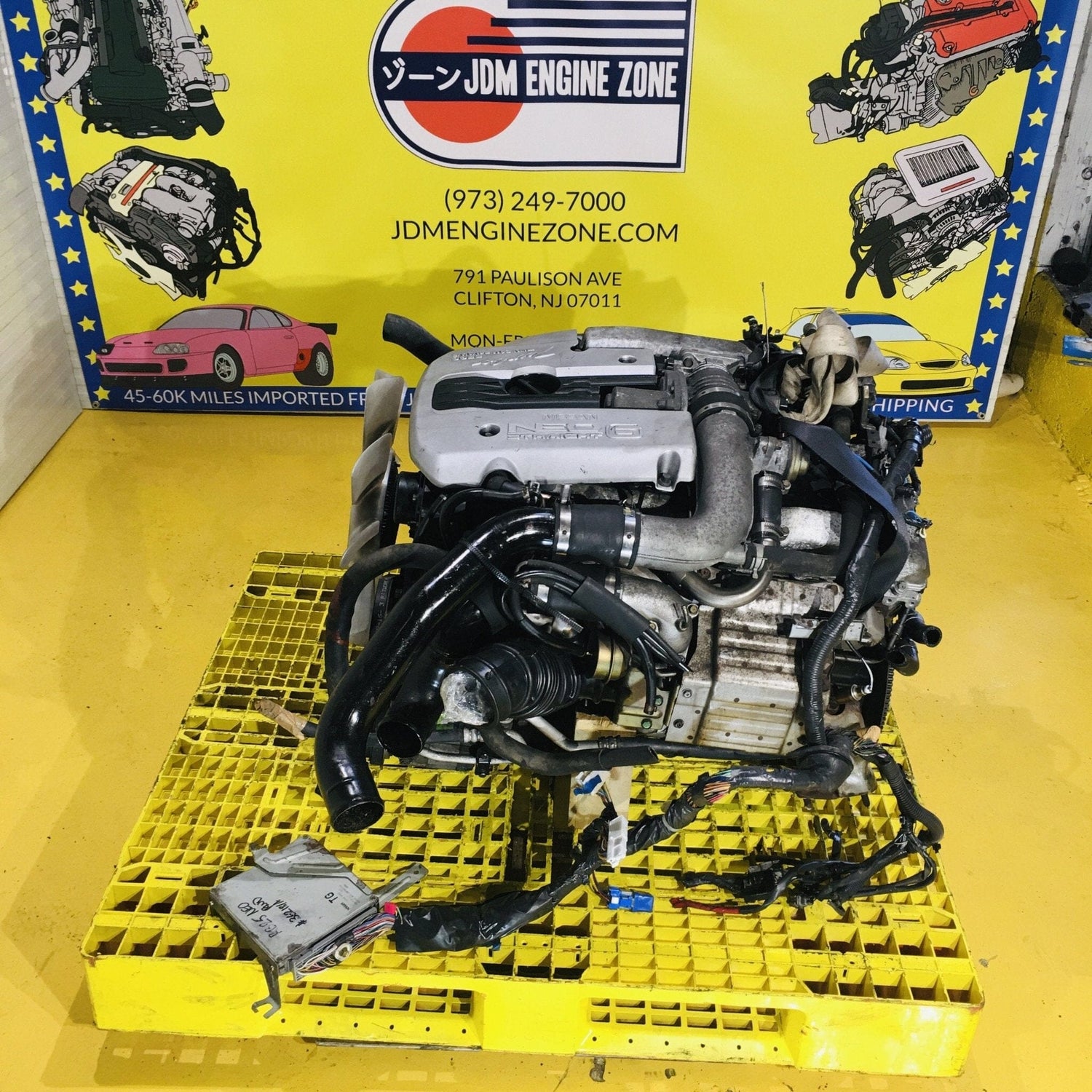 NISSAN SKYLINE 2.5L NEO VVL TURBO RWD COMPLETE JDM ENGINE SWAP 