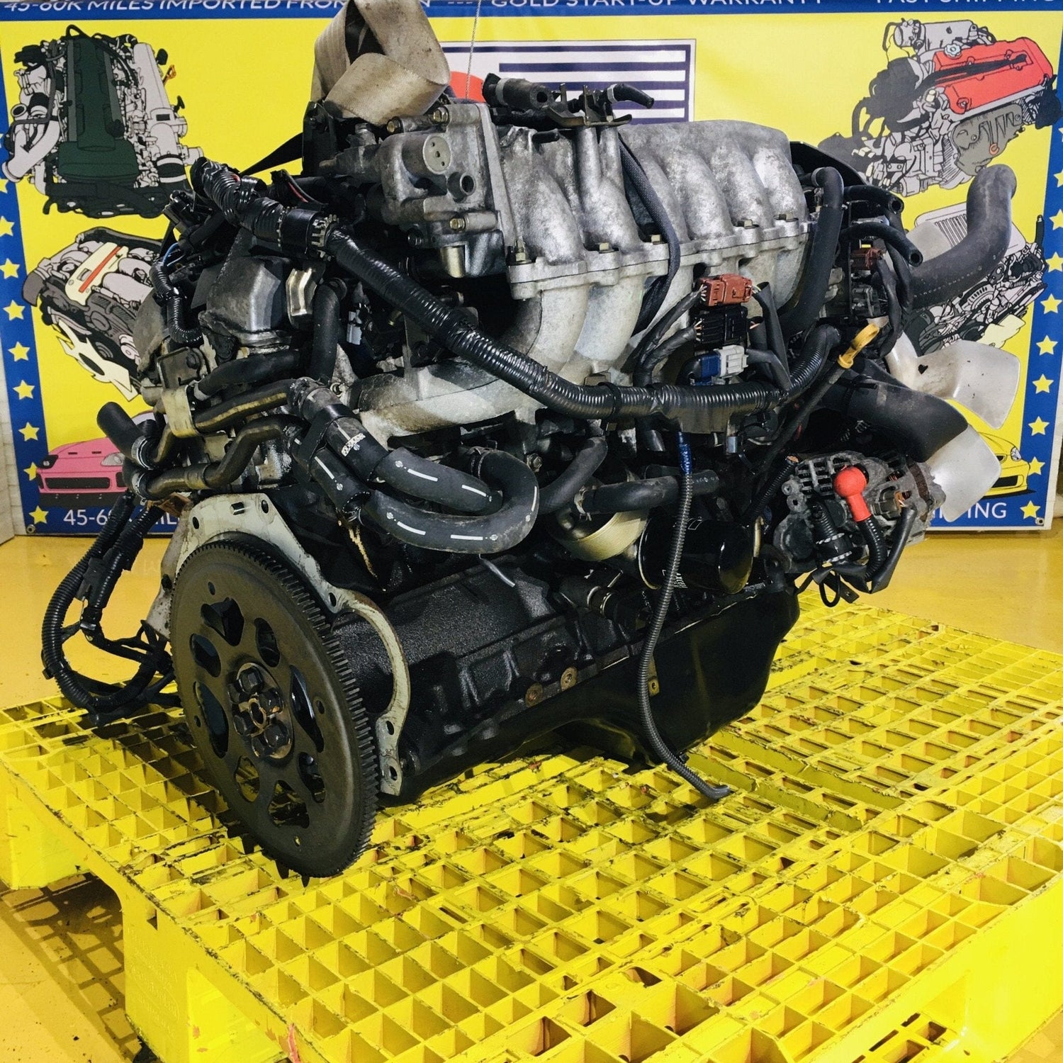 NISSAN SKYLINE 2.5L NEO VVL TURBO RWD COMPLETE JDM ENGINE SWAP 