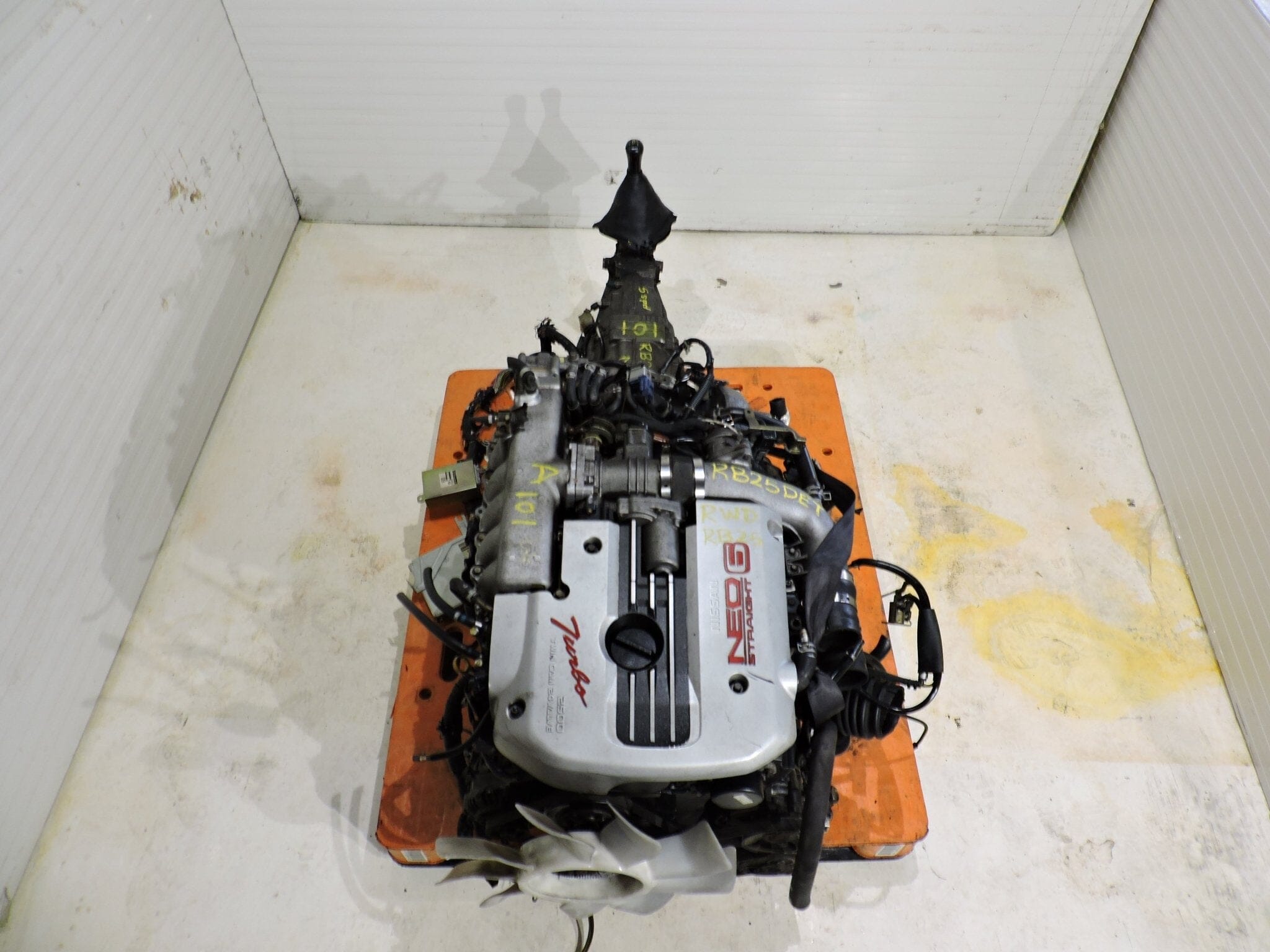 Nissan Skyline Engine with 5 Speed Transmission 2.5L Turbo Neo Vvl Rwd JDM 101 - Rb25det