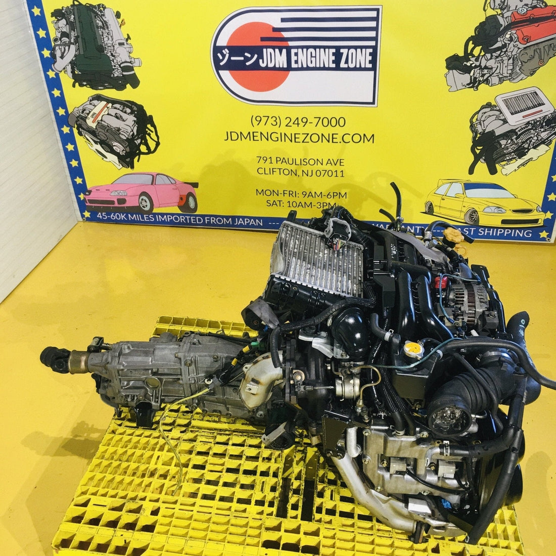 Subaru Outback Xt (2003-2005) 2.0l Turbo Jdm Complete Engine Manual Swap Ej20y