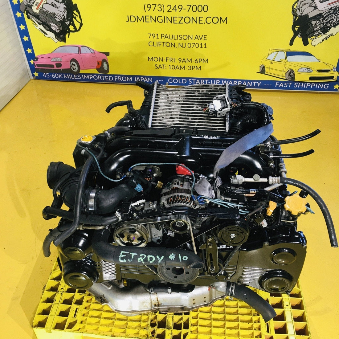 Subaru Outback Xt (2003-2005) 2.0l Turbo Jdm Complete Engine Manual Swap Ej20y