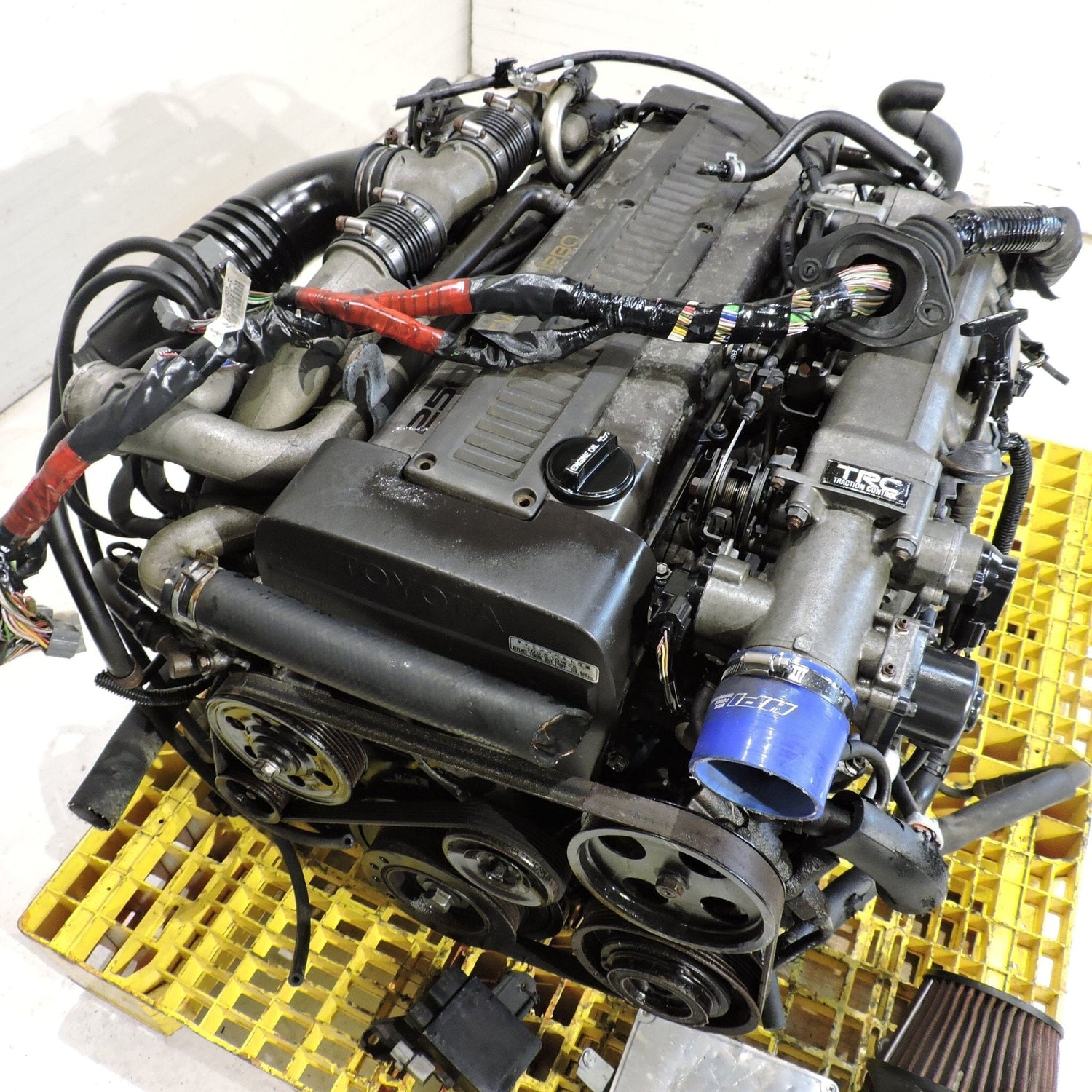 Toyota 1989-1995 2.5L Non Vvt-I Turbo Front Sump JDM Actual Engine 
