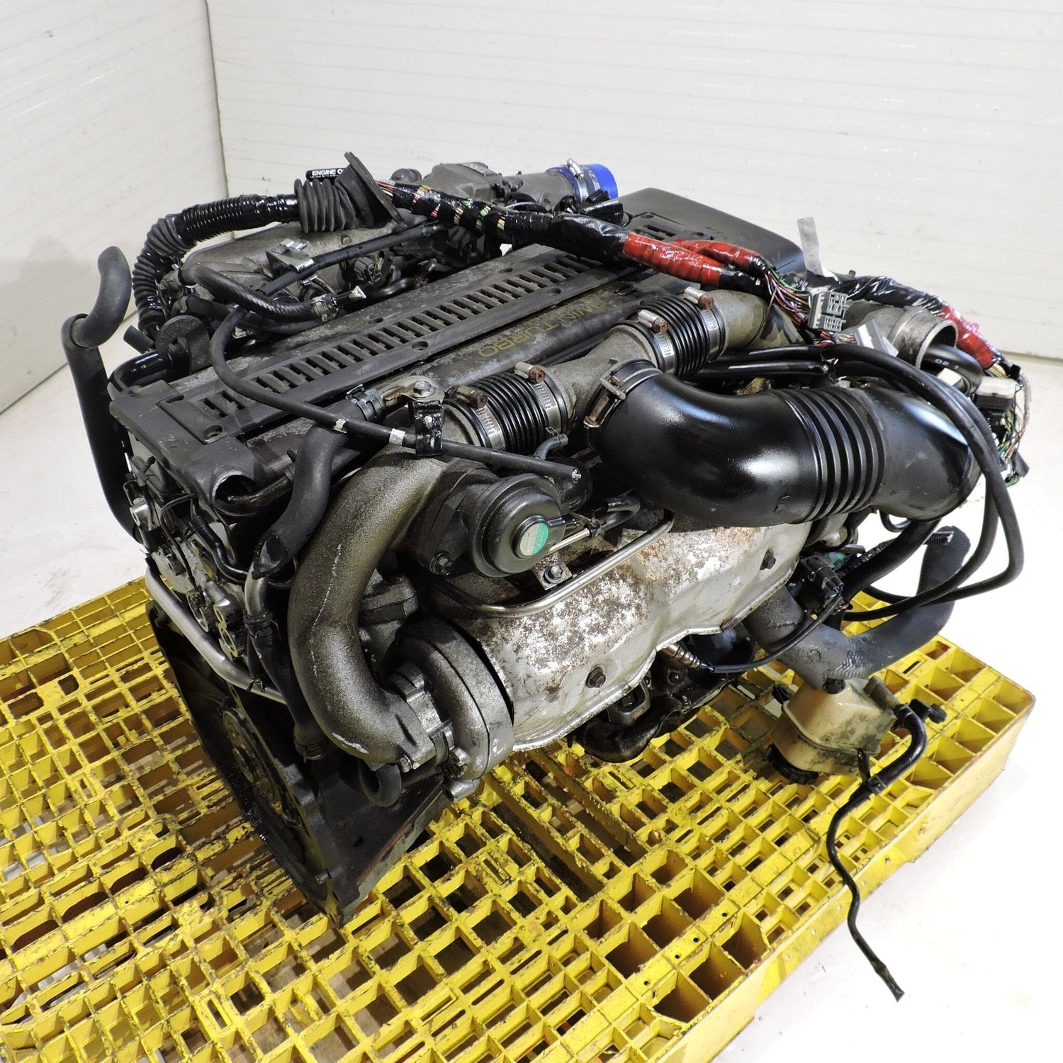 Toyota 1989-1995 2.5L Non Vvt-I Turbo Front Sump JDM Actual Engine 