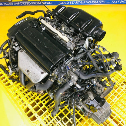 Toyota (1995-2002) 1.6l Vvt Black Top Complete Jdm Engine 6 Speed Swap 