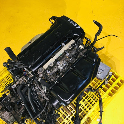 Toyota (1995-2002) 1.6l Vvt Black Top Complete Jdm Engine 6 Speed Swap 