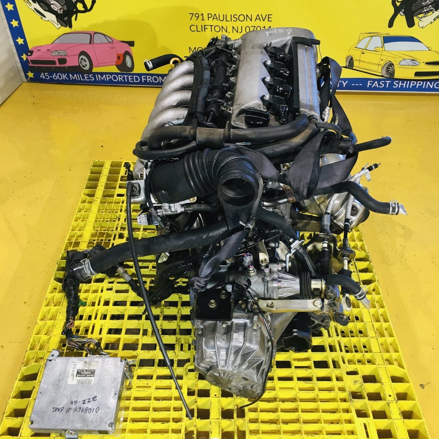 TOYOTA MATRIX XRS (2003-2005) 1.8L JDM 6 SPEED MANUAL COMPLETE ENGINE SWAP - 2ZZ-GE