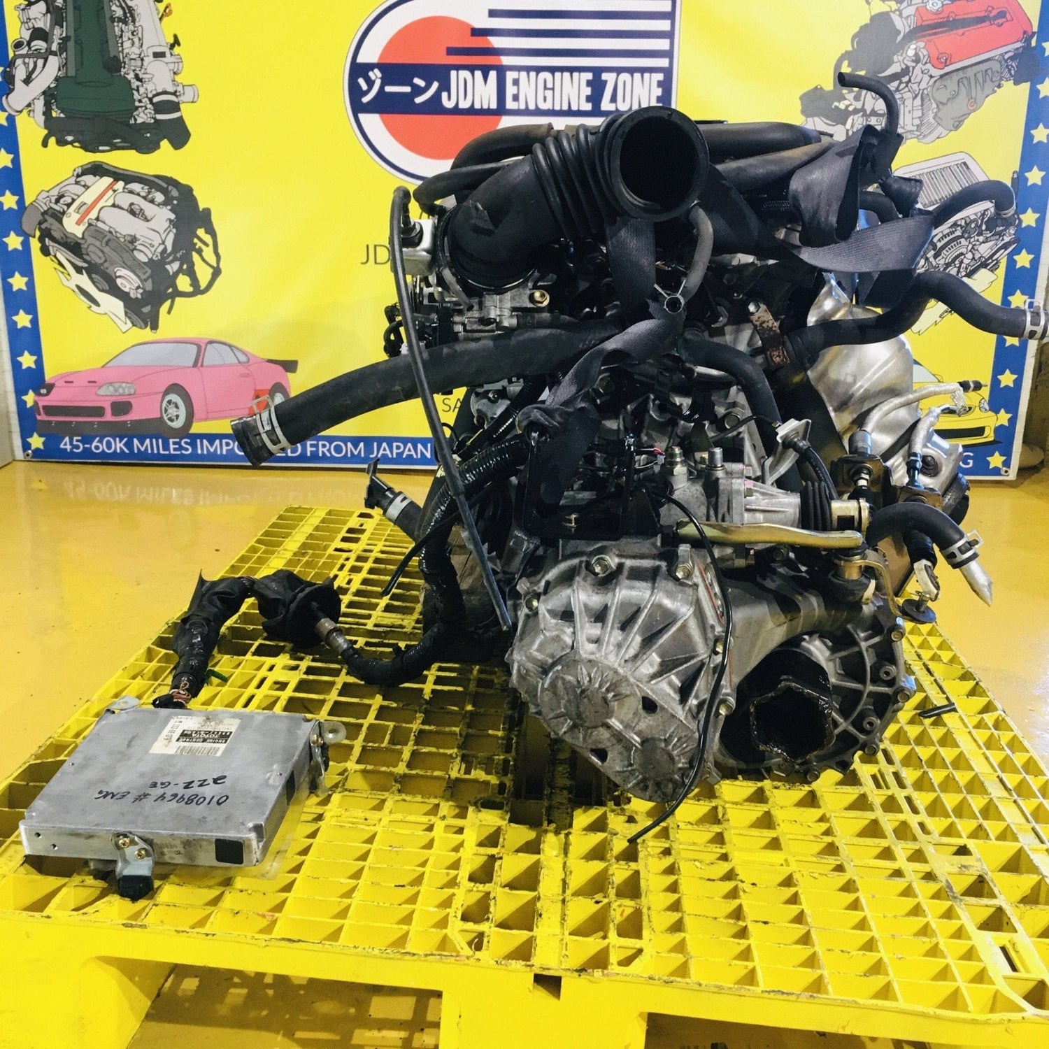 TOYOTA MATRIX XRS (2003-2005) 1.8L JDM 6 SPEED MANUAL COMPLETE ENGINE SWAP - 2ZZ-GE