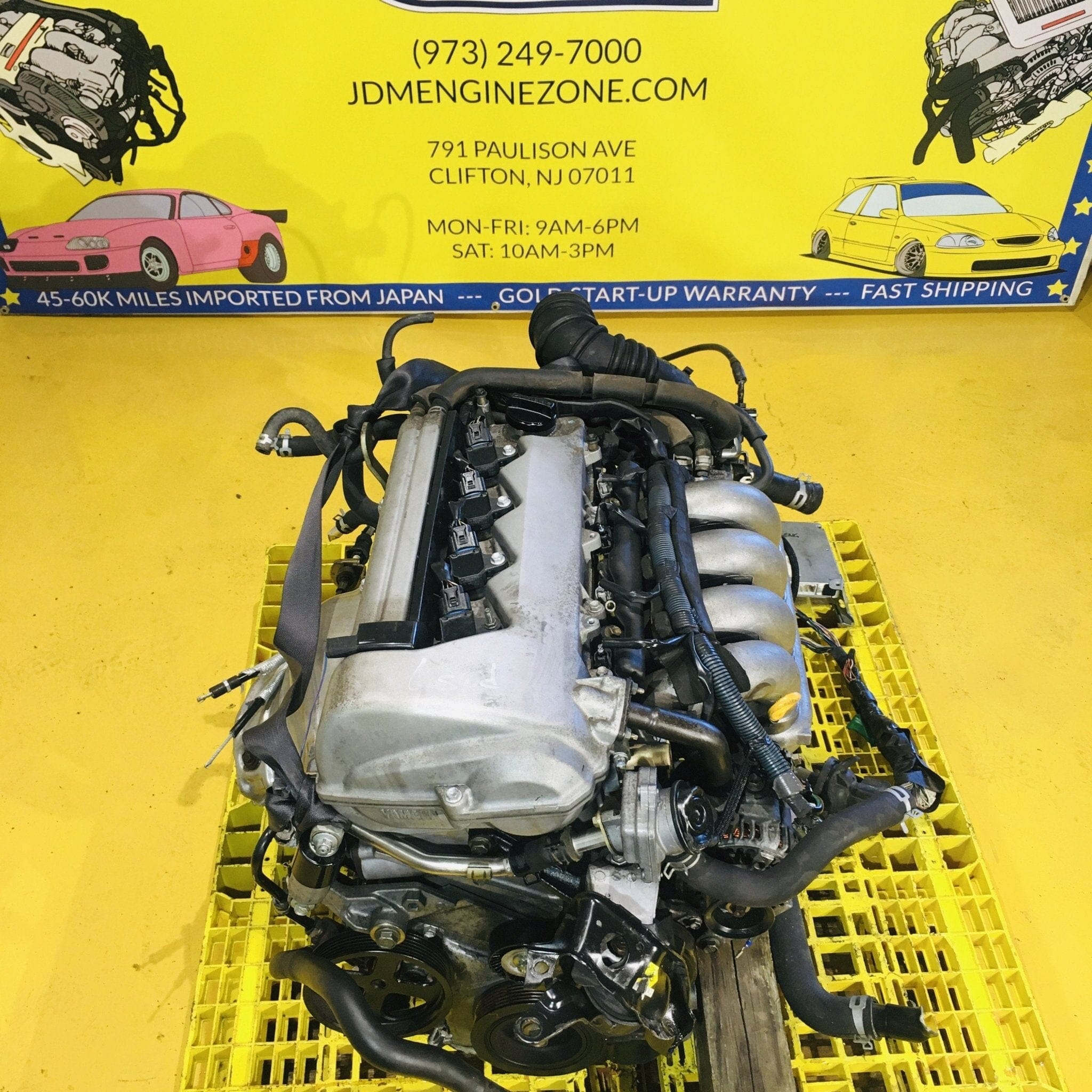 TOYOTA MATRIX XRS (2003-2005) 1.8L JDM 6 SPEED MANUAL COMPLETE ENGINE SWAP - 2ZZ-GE