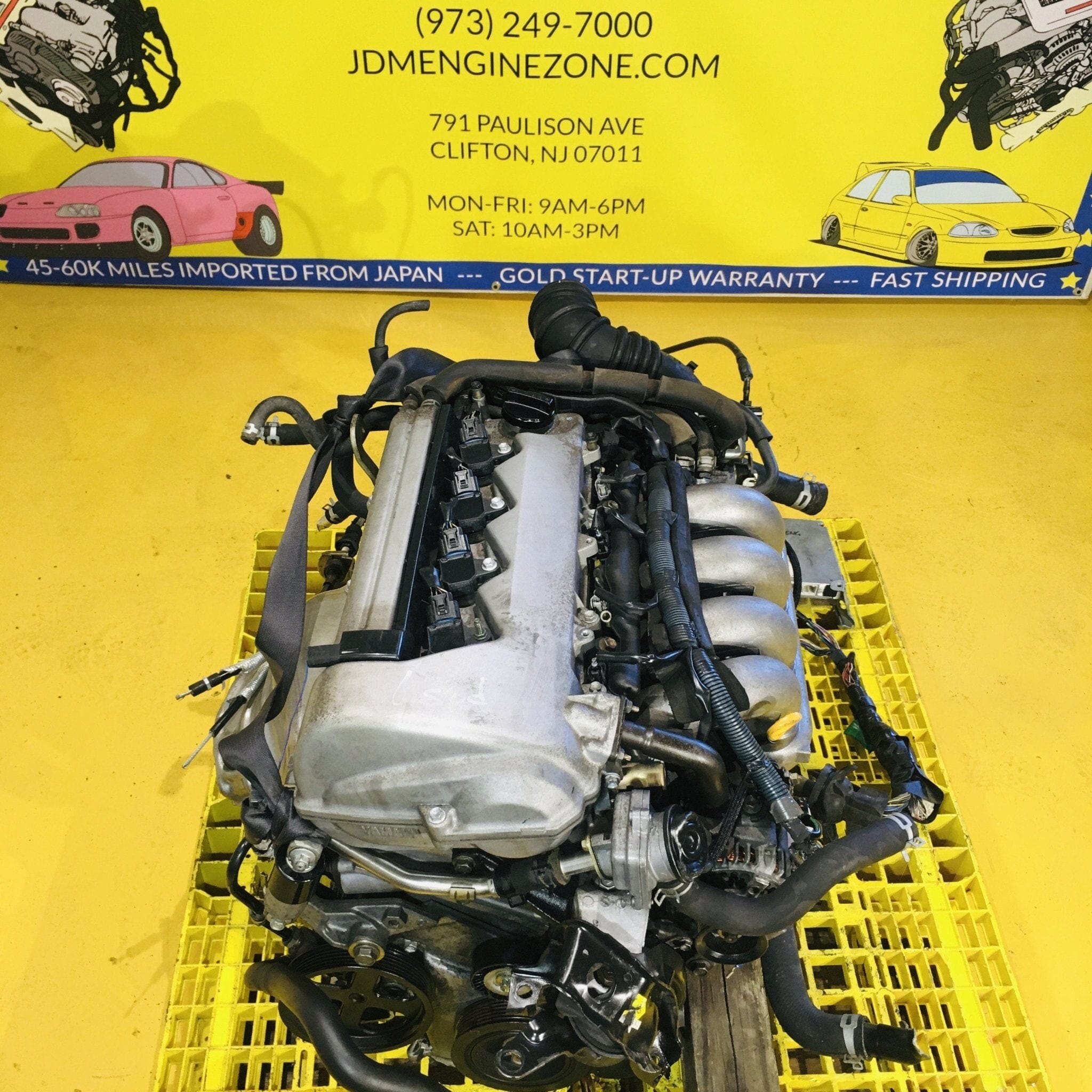 TOYOTA MATRIX XRS (2003-2005) 1.8L JDM 6 SPEED MANUAL COMPLETE ENGINE SWAP - 2ZZ-GE