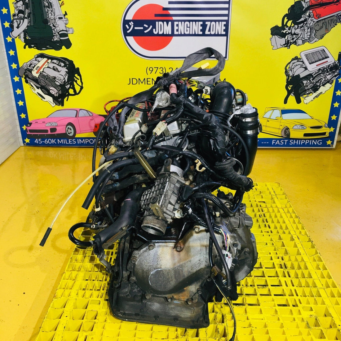 Toyota Mr2 1986-1989 1.6L Supercharged Complete JDM Engine Automatic Transmission Swap - 4A-GZE